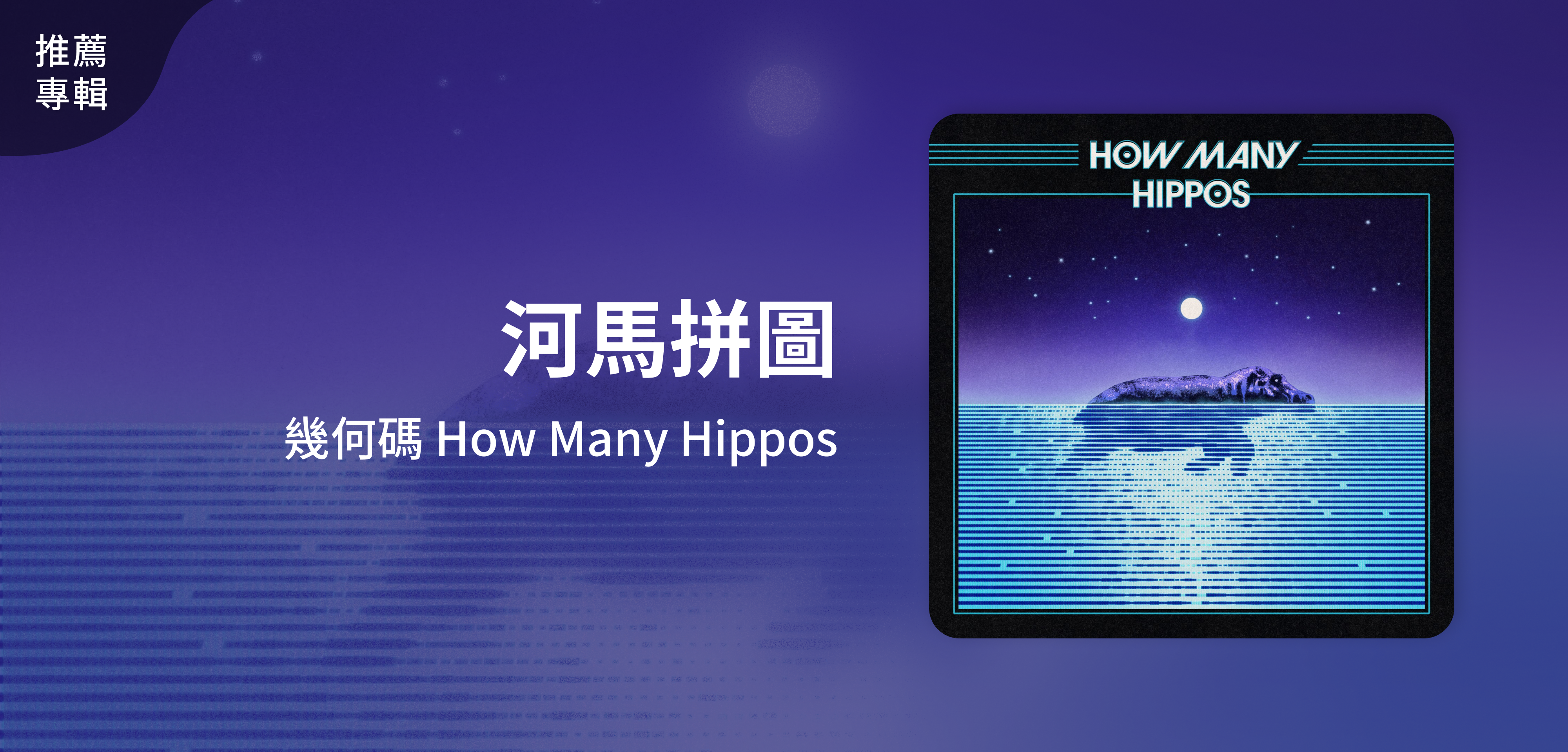 推薦專輯＿幾何碼 How Many Hippos＿河馬拼圖