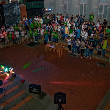 【2009中興大學／森林之夜】迷幻森林樂團表演。