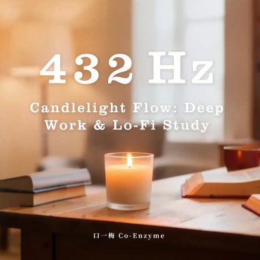 432Hz Candlelight Flow: Deep Work & Lo-Fi Study