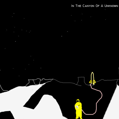 In The Canyon Of A Unknown Planet 