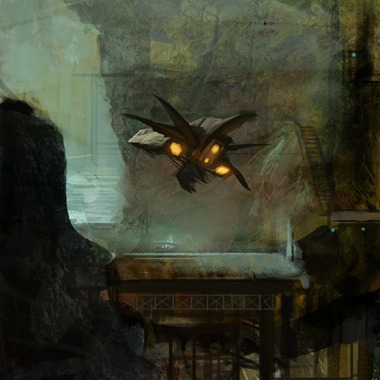 Flying through the field