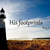 His footprints
