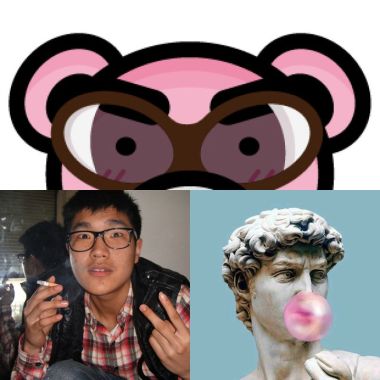 她