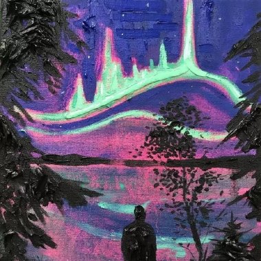 躺在床上看着天空