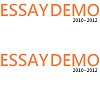 DEMO 2010~2012