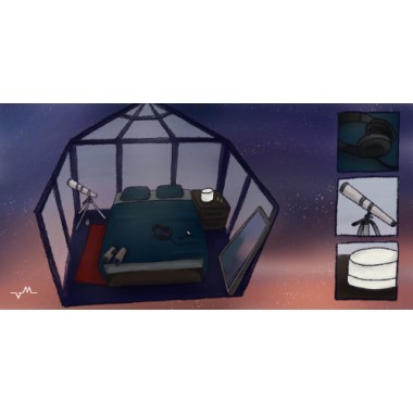 【金旋大飯店 Check in】透明天窗觀星房