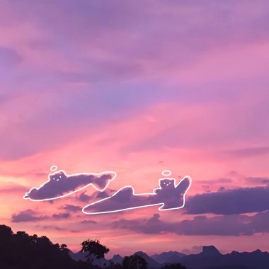 粉红泡泡