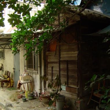 A rain scene in Dinghu