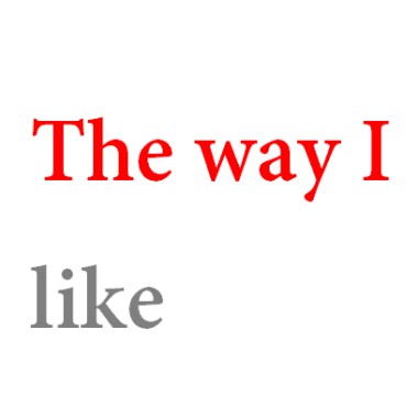 the way i like-demo