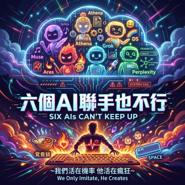 六個AI聯手也不行
