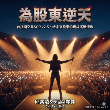 為股東逆天（台指期交易SOP v2.5給未來股東的現場搖滾情歌）