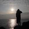 映在帆上的夕陽