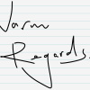 WARM REGARDS...