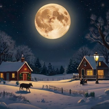 Under the Christmas Moon