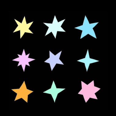 星星看著人們說；人們看著星星說