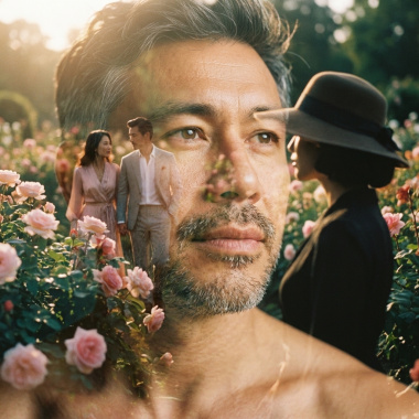 L’Inconnue du jardin de roses