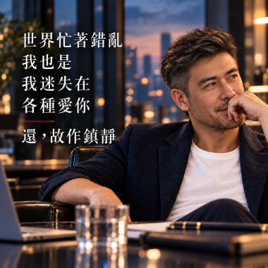 故作鎮靜