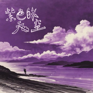 紫色的天空