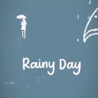Piano -  shower  rain
