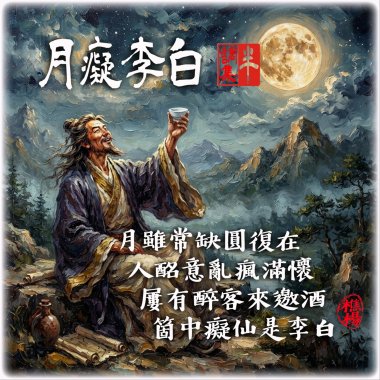 月癡李白