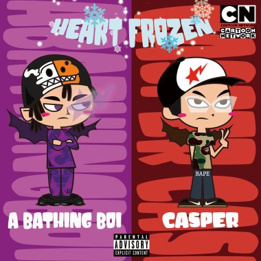 a bathing boi & Casper "HEART FROZEN心凍"?❄️