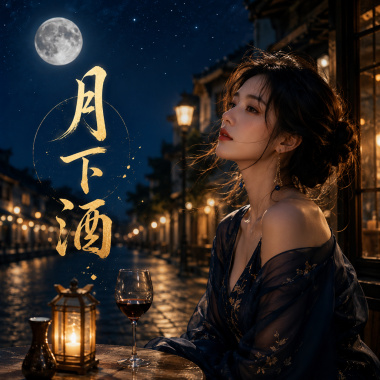 《月下酒》| 月光落下，酒杯微暖