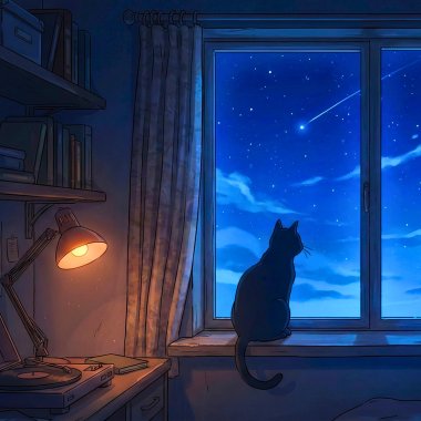 星夜窗边 Midnight Window
