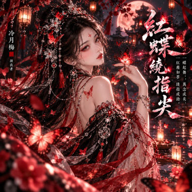《紅蝶繞指尖》