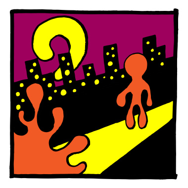 夜間行走 walking night