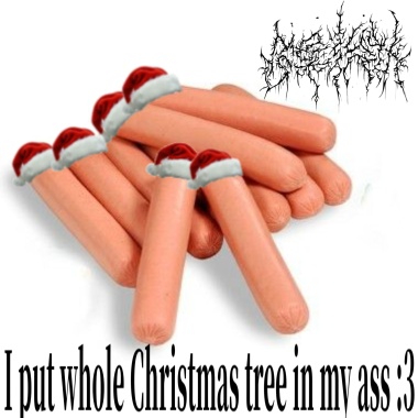 I put whole chrismas tree in my ass