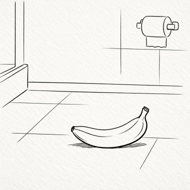 Banana in the Bathroom