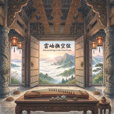 《雲岫撫空弦》（Ethereal Strings in the Cloud Peaks）