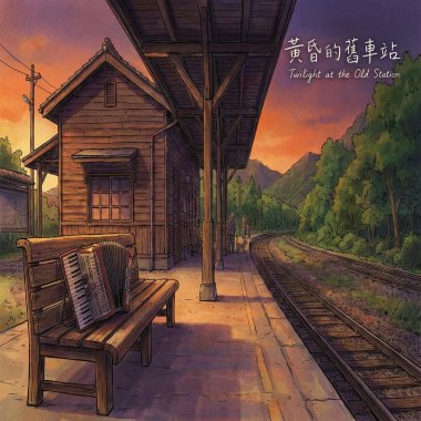 《黃昏的舊車站》（Twilight at the Old Station）
