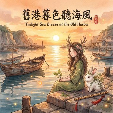 《舊港暮色聽海風》（Twilight Sea Breeze at the Old Harbor）