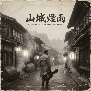 《山城煙雨》（Misty Rain Over the Hill Town）