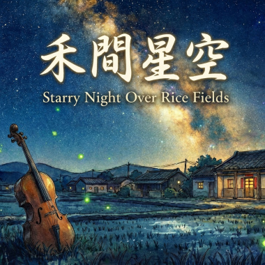 《禾間星空》(Starry Night Over Rice Fields)
