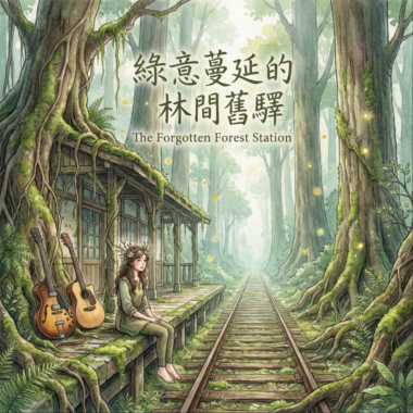 《綠意蔓延的林間舊驛》 (The Forgotten Forest Station)