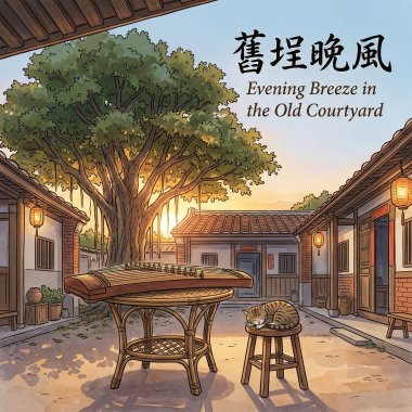 《舊埕晚風》（Evening Breeze in the Old Courtyard）