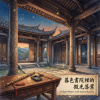 《暮色書院裡的微光落葉》（Twilight Whispers in the Ancient Academy）