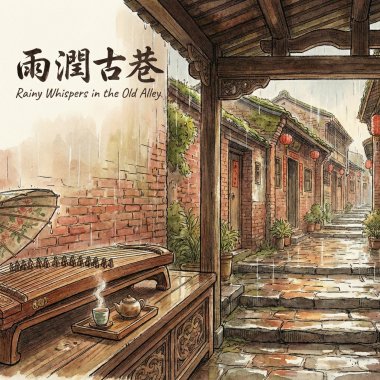 《雨潤古巷》（Rainy Whispers in the Old Alley）