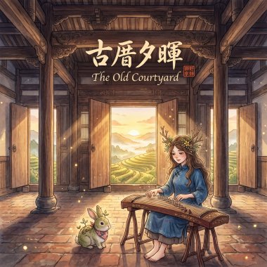 《古厝夕暉》（The Old Courtyard）