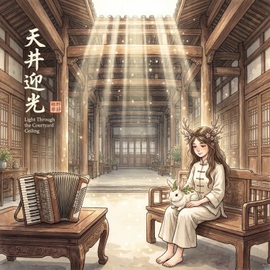 《天井迎光》（Light Through the Courtyard Ceiling）