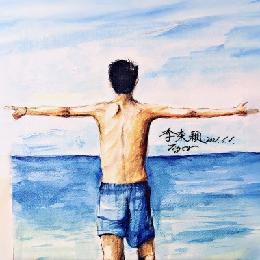 擁抱海與浪 demo