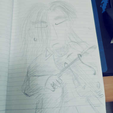 sorrowful violin