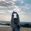 冬日海灘