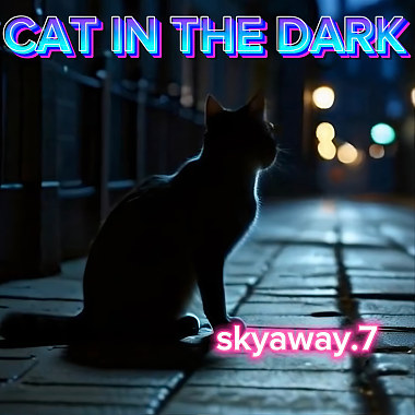 Cat in the dark