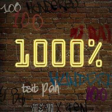 1000%