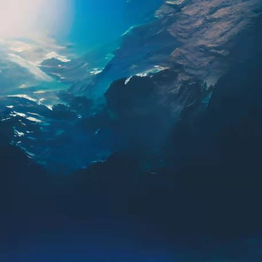 Falling Deep into the Blue