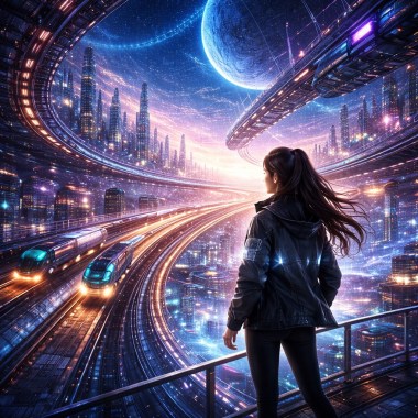 軌道城市的黎明｜Orbit City Lights