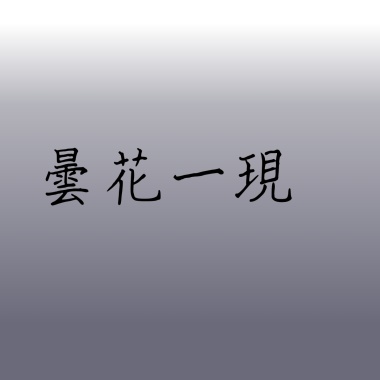 曇花一現